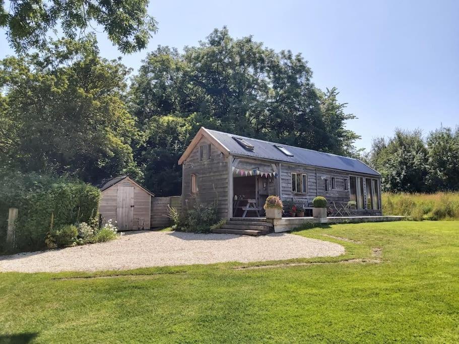 Log Cabin At The Old Summer Dairy Glastonbury Somerton  Exterior photo